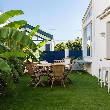 Beautiful Beach House In Front Of The Ocean Биарриц Экстерьер фото