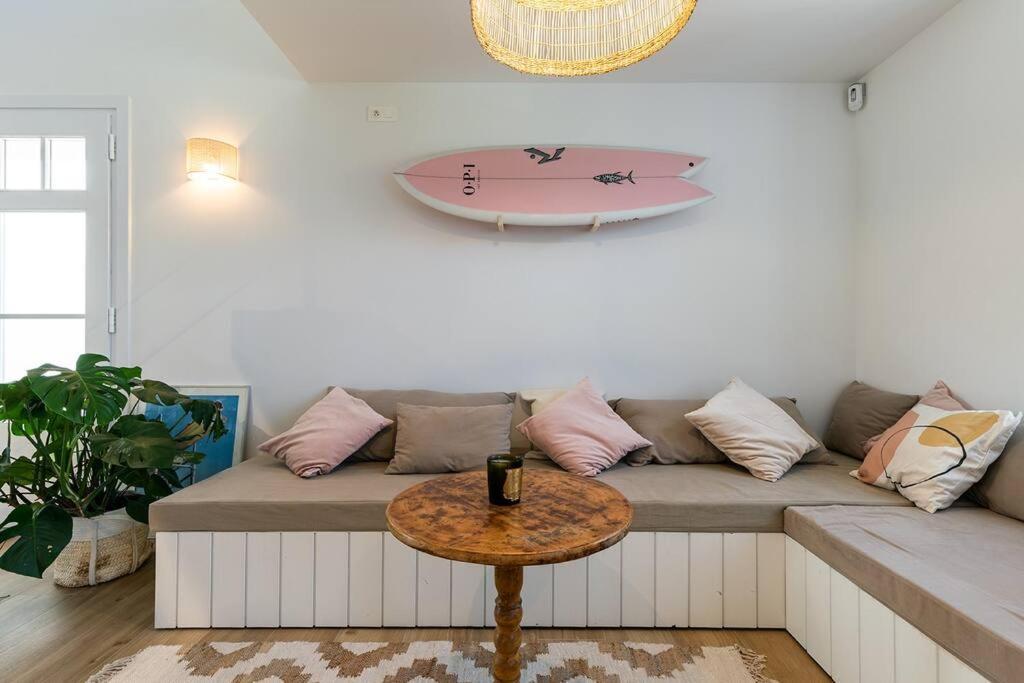 Beautiful Beach House In Front Of The Ocean Биарриц Экстерьер фото