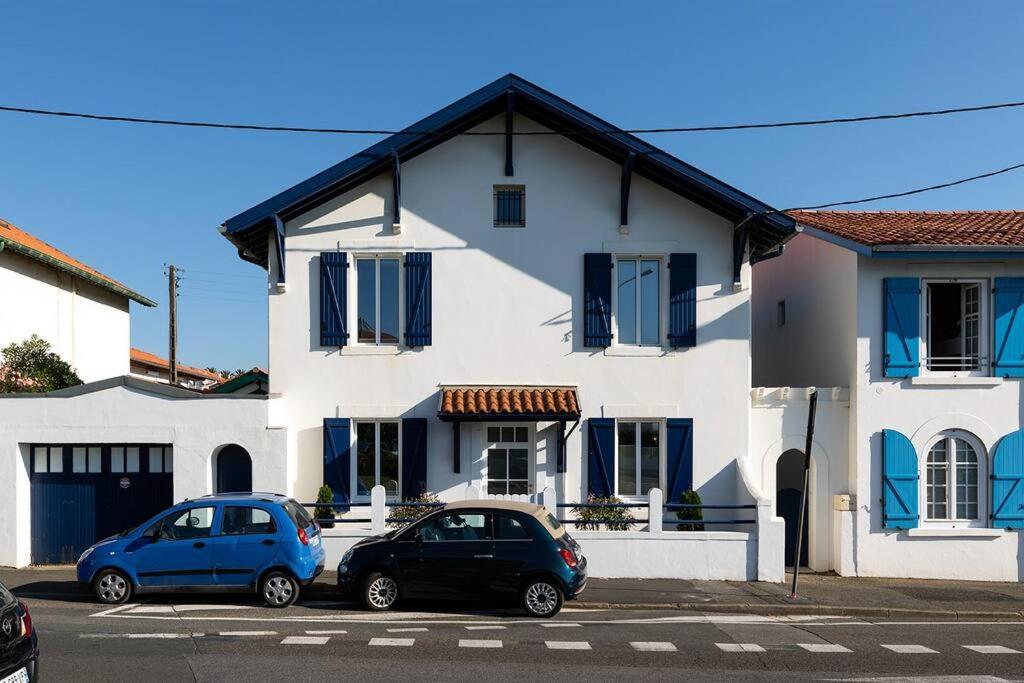 Beautiful Beach House In Front Of The Ocean Биарриц Экстерьер фото